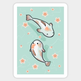 Cute japanese fishes Sticker